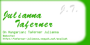 julianna taferner business card